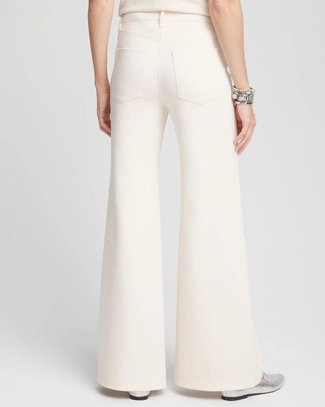 High Rise Wide Leg Ponte Pants - image 3